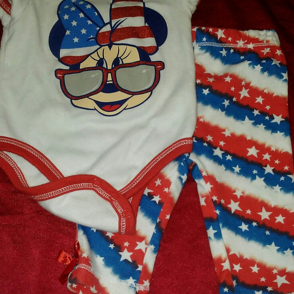 Baby girl minnie outfit size 0-3 months